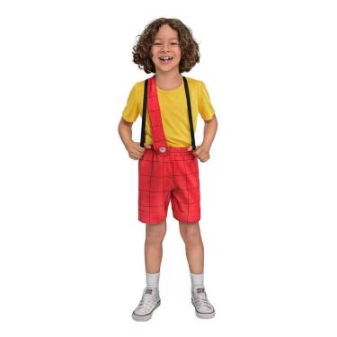 Imagem de Fantasia Cascão Turma Da Mônica Infantil Mochila Chovinista