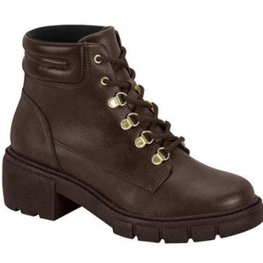 Imagem de Bota Feminina Beira Rio Coturno Cano Curto Tratorada 9077202-Feminino