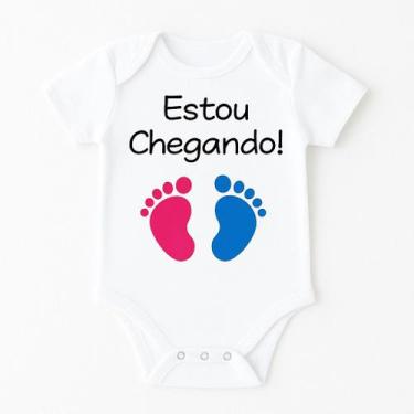 Imagem de Body Bebê Personalizado Estou Chegando - Baby da Moda