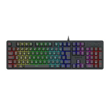 Imagem de Teclado Membrana Gamer Redragon Netherbane K521-R Preto