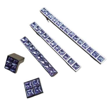 Imagem de CXYFQUUK Puxador de vidro cristal puxador de gaveta de móveis diamante armário de cozinha armário puxador de porta 2 peças (16 mm)