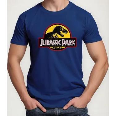 Imagem de Camisa Camiseta Adulto Masculina Feminina Algodão Filme Dinossauro Jur