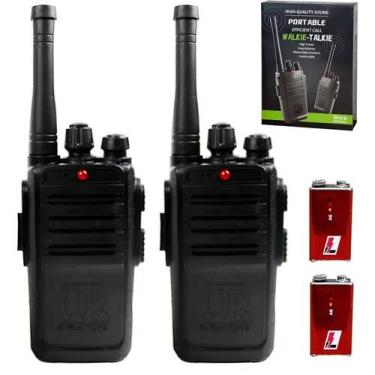 Imagem de Kit Walkie Talkie Infantil com Alcance Longo Entrega Já - Atena