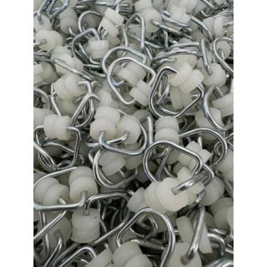 Imagem de Rodízios Para Trilho Cortina Comum Com 100 Und - J.K. AVIAMENTOS