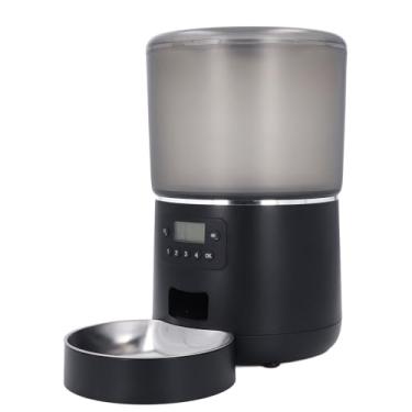 Imagem de Generic Distribuidor Automático de Alimentos para Gatos, Alimentador Automático de Gatos de Construção Robusta, Controle Simples Visual 4L para Casa (Plugue UE)