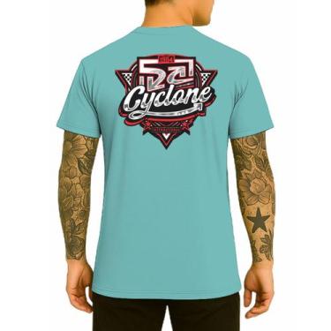 Imagem de Camisa Cyclone Raptor Metal, Azul turquesa, M