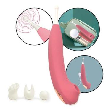 Imagem de Sugador Recarregável 9 Níveis De Sucção Vibração Silenciosa IPX6 - Vid