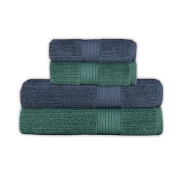 Imagem de Jogo Toalha de Banhão Buddemeyer 4 Peças Luxo Fio Penteado Premium Alt