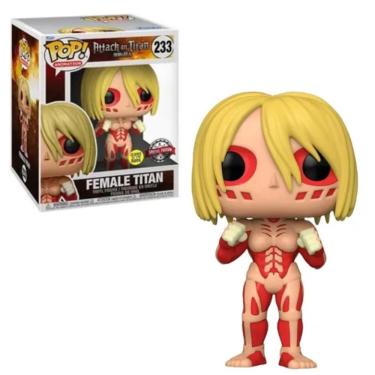 Imagem de Funko Pop Attack On Titan 233 Female Titan Glows in the Dark