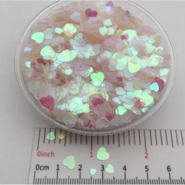Imagem de Glitters Lantejoulas Coração Brilhantes pacote 2g - Happie Itens, Tran