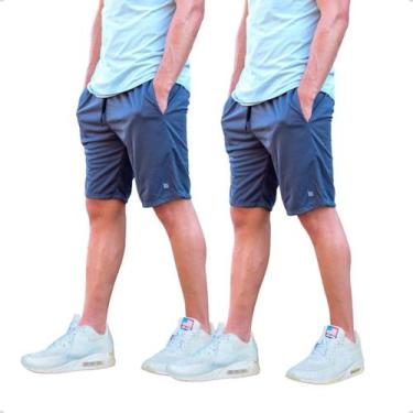 Imagem de KIT 2 Bermudas Treino Dry Fit Shorts Esporte Academia 102 - KS, G, Pre