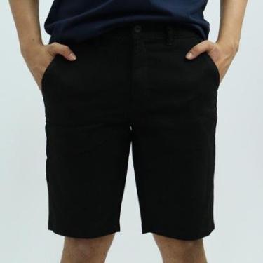 Imagem de Bermuda Sarja KDU Casual Slim Com Bolsos-Masculino