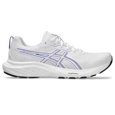 Imagem de ASICS Tênis de corrida masculino Gel-Contend 9, Branco/cobalto escuro, 39