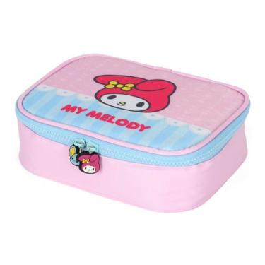 Imagem de Estojo Box 100 Pens Escolar Menina Amigos Hello Kitty Cinnamoroll My M