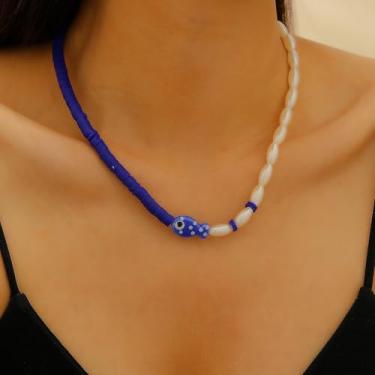 Imagem de Colar de estrela do mar, boêmio, praia, havaiano, colorido, verão, praia, costa, gargantilha para mulheres e homens, Medium, Latão, Sem Pedra Preciosa