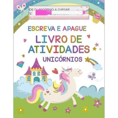 Imagem de Livro - Escreva e apague - Unicórnios