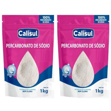 Imagem de Kit 2 Percarbonato de Sódio 100% Puro 2Kg – Limpeza Profunda, Remove Manchas de Roupas Brancas e Coloridas, Alvejante Sem Cloro, Branqueador Natural e Multifuncional para Roupas e Limpeza Doméstica