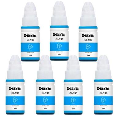 Imagem de Kit 7 Tintas Para G3110, G3111, G4100 G2100 G2110 Gi-190 - Bulk Ink Do