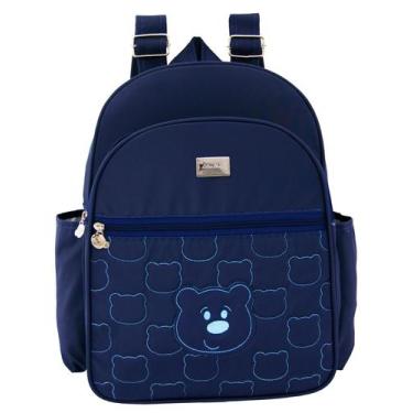 Imagem de Mochila Maternidade Grande Saída Bebê Menino e Menina - Merver, MARINH