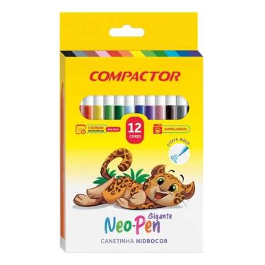 Imagem de CANETINHA 12 CORES NEO PEN COMPACTOR