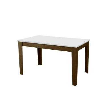 Imagem de Mesa Miami 1,20M Cedro / Off White Castanho/Branco