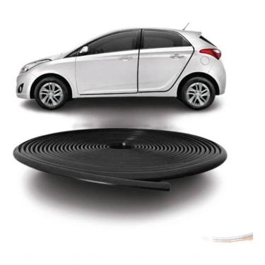 Imagem de Borracha Couro De Cobra Proteção Da Porta 7x9 Mm Preta 10 M [f103]