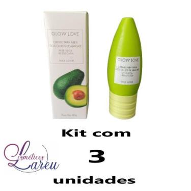 Imagem de -Kit Creme Glow Area Olhos Abacate Kc (3 un.) - Max Love