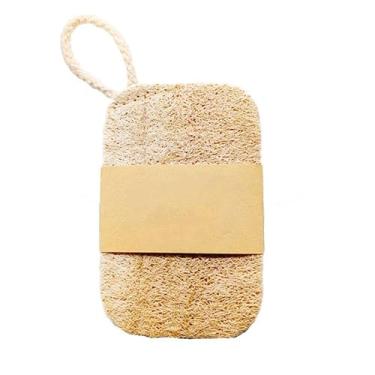 Imagem de Escova de lavar louça de bucha natural, ferramenta de lavar louça, escova de pano de bucha, estilo: quadrado rígido (papel de couro)