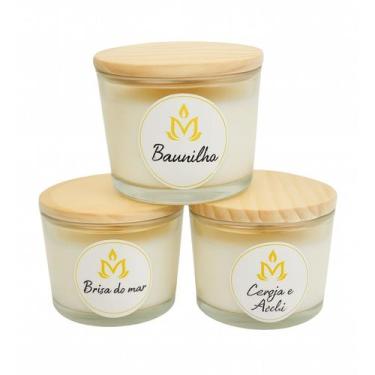 Imagem de Vela Aromática Pote de Vidro 100g - Exala Aromas, Mamãe Bebê