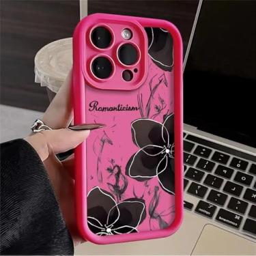 Imagem de Capa de silicone macio para Redmi Note 14 Pro Plus 14C Xiaomi 14T 15 Pro Poco X7 x6 m6 f6 Pro Capa para câmera, RoseJGS744, para Xiaomi Poco X6
