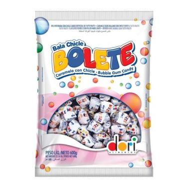 Imagem de Bala Bolete Tutti Frutti 600g Dori - Aluá festas