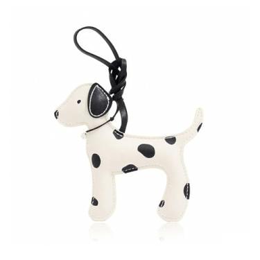 Imagem de Chaveiro de cachorro bolsa de couro encantos para mulheres pingentes de bolsa de cachorro chaveiros presentes para mulheres na moda 2025