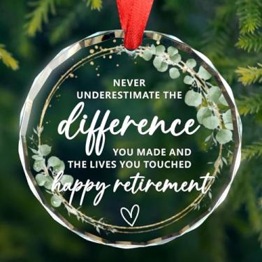 Imagem de Presentes de aposentadoria para mulheres, nunca subestime a diferença que você fez, presente de aposentadoria para colegas de trabalho, professores, enfermeiros, presente de agradecimento