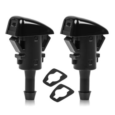 Imagem de OTUAYAUTO Substituição de bocais de lavagem de para-brisa para Hyundai Elantra, Sonata, Santa Fe, Tucson, Kia Sorento, Soul, Sportage, Bocais de pulverizador de para-brisa Jet kit de substituição