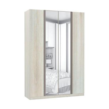 Imagem de Guarda-roupa Solteiro 4 Portas 160 Cm Legno Crema