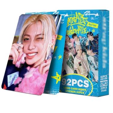 Imagem de Yuto Stray Kids Photocards World Tour Dominate Celebrate 92 PCS Stray Kids Álbum Cartões de Fotos Karma lomo Cartão Presente Cartões Lomo Merch para Meninos e Meninas
