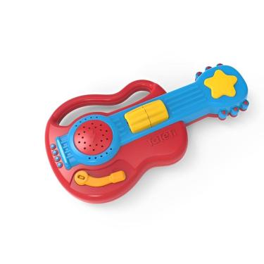Imagem de Brinquedo Educativo Guitarra Rock Star Mini Guitarra Infantil Com Melodias - Tateti