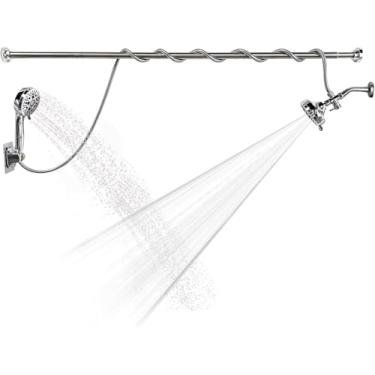 Imagem de Chuveiro, chuveiro duplo para casais, chuveiro em tandem, chuveiros para banheiros