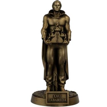 Imagem de Estátua Exu Labareda Umbanda Candomblé (Cor Ouro Velho)