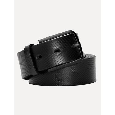 Imagem de Cinto Aramis Masculino Básico Couro Chevron Preto-Masculino
