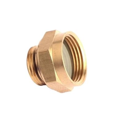 Imagem de Conector reto de rosca de latão para irrigação de jardim, válvula de irrigação, adaptador de água, acessórios de mangueira, M18 a M22, 3 peças