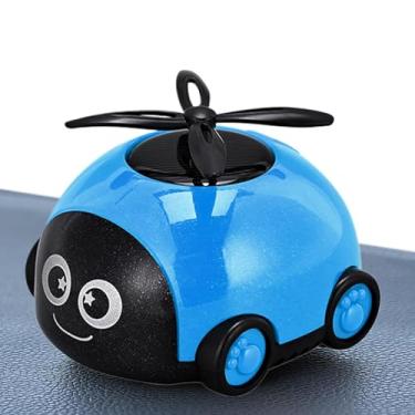 Imagem de Aromatizador solar para carro, difusor de perfume rotativo - fragrância em forma de helicóptero para caminhão de veículos, ornamento de perfume automotivo