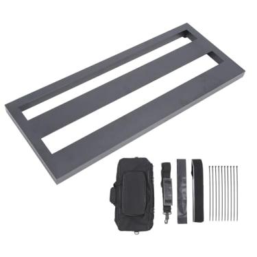 Imagem de Alomejor Pedaleira de Liga de Alumínio Com Altura e ângulo Ajustáveis, Armazenamento Organizado para Placa de Pedal de Guitarra