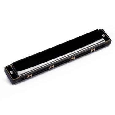 Imagem de Gaita Profissional Profissional Blues 24 Furos C Tone Harmonica Instrumento Musical (Tipo 4)