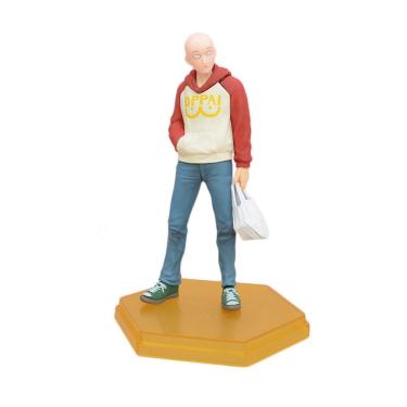 Imagem de Brinquedo de boneco de anime colecionável modelo One Punch Man Saitama