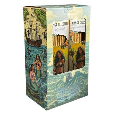 Imagem de Incenso Vila Zen Linha Encanto Das Águas 0% Carvão 12Cxs 8Vr - Lua Mís