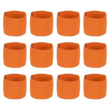 Imagem de YELARXI Braçadeira de Capitão de Futebol, Pulseiras Elásticas Ajustáveis Jogador Líder de Equipe Crachá Antiderrapante Acessórios Esportivos - Adequado para (Adulto/Juvenil-Futebol-Basquete) 12 peças