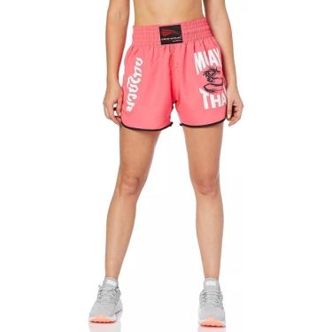 Imagem de Short Muay Thai Feminino Progne Sports Rosa Calção P/ Luta-Feminino