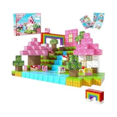 Imagem de Conjunto De Blocos Magnéticos De Construção STEM Montessori Brinquedo 