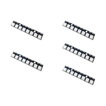Imagem de Módulo De Painel De Luz LED RGB 8*1Bit 8 Bit 5V WS2812B WS2811 5050 Pa